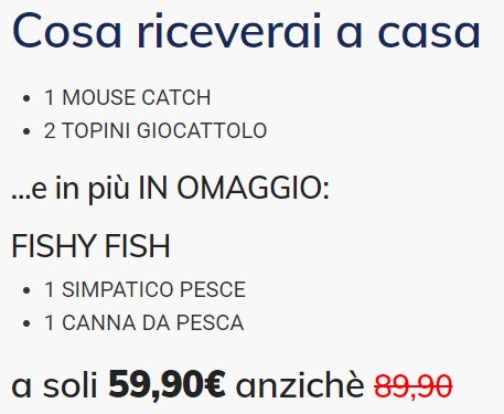 Mouse Catch prezzo